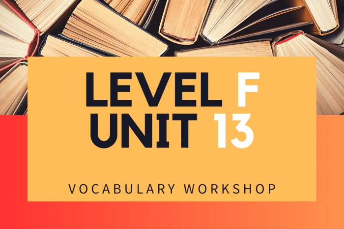 Unit 13 vocabulary workshop level c