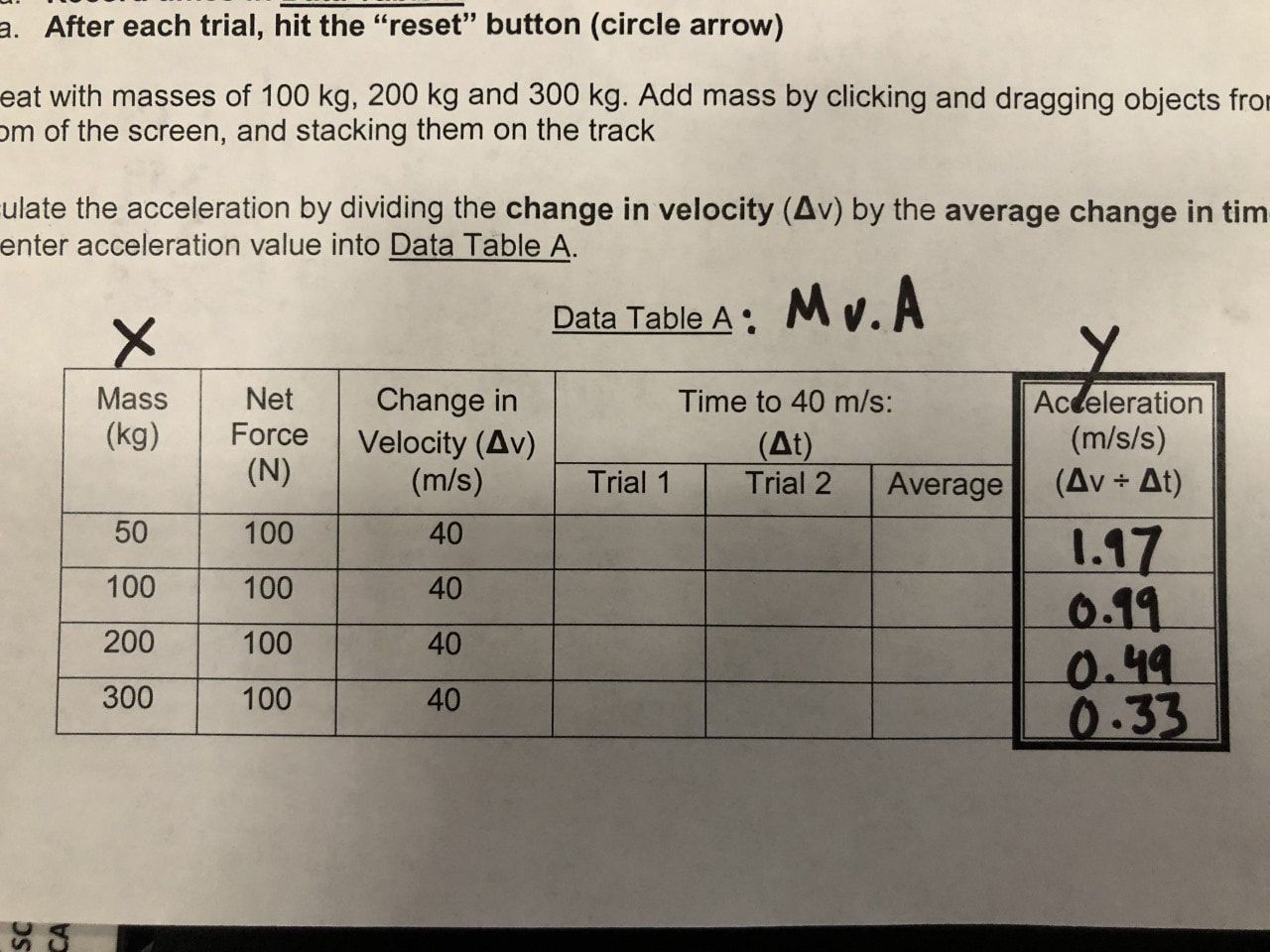 Forces and motion basics answer key